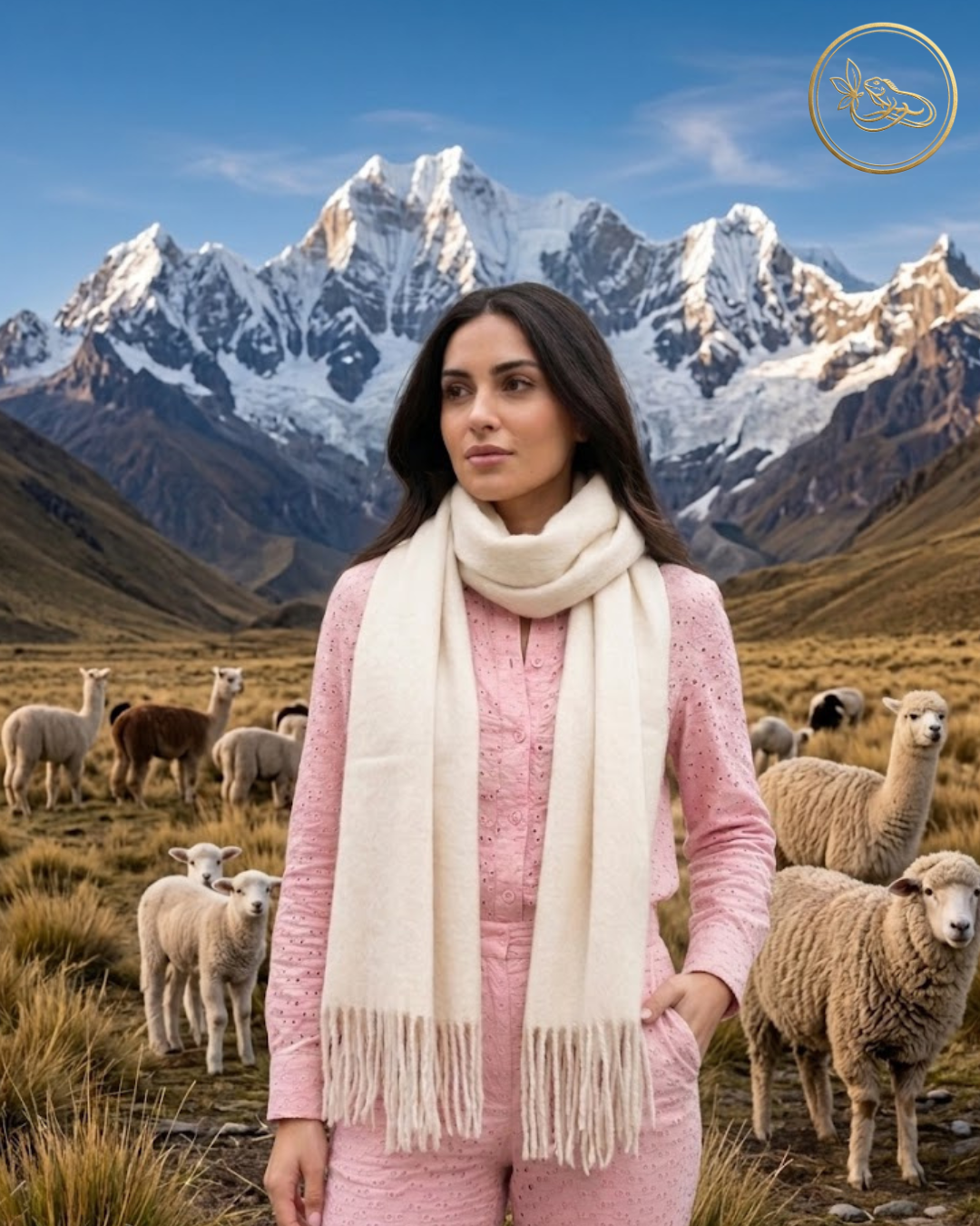 Bufanda Clásica de Alpaca - Imagen 2